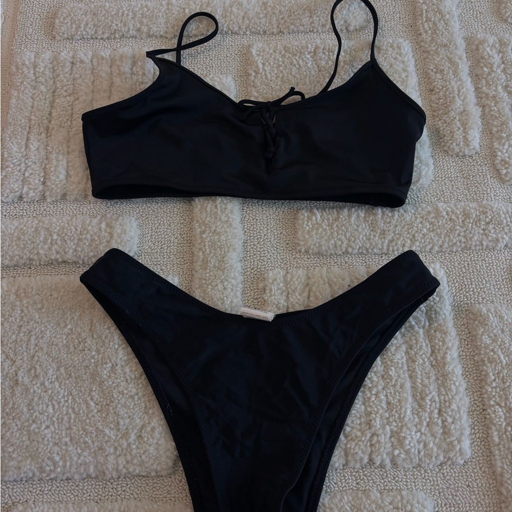 Black Women's Swimwear Set